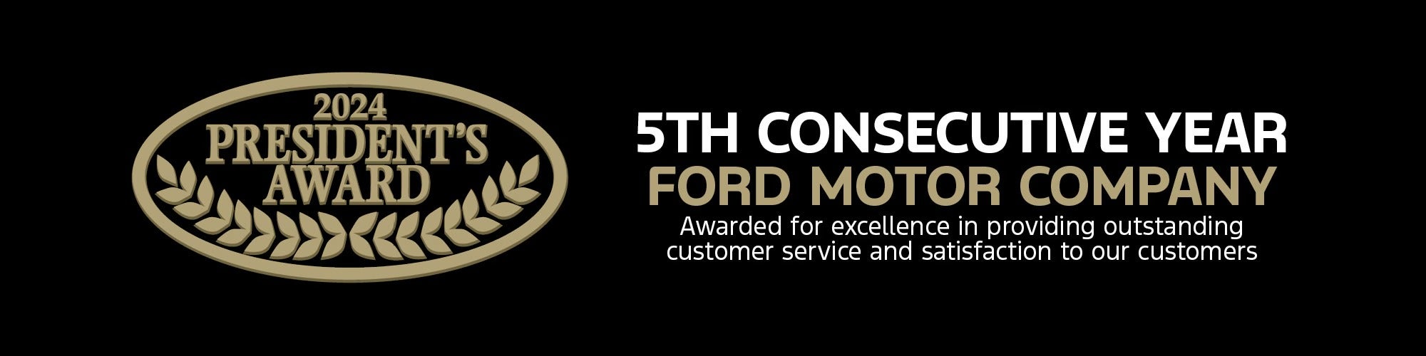 2024 President's Award at Cooper Ford in Carthage NC