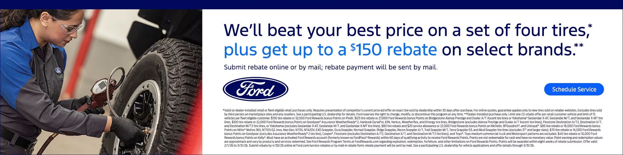  Get up to a $150 rebate at Cooper Ford in Carthage NC